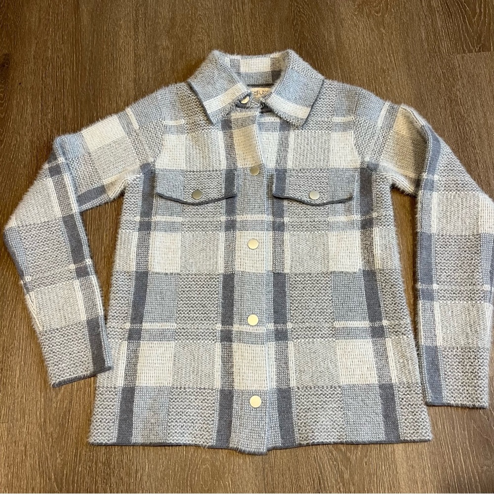RACHEL ZOE BUTTON DOWN Top Jacket